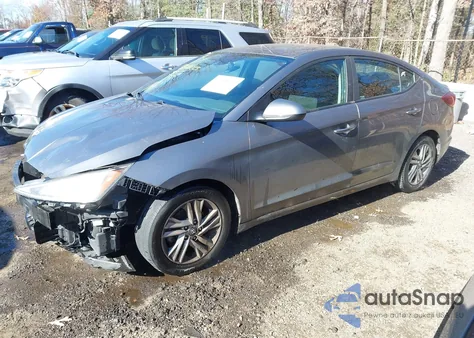 2019 Hyundai Elantra Sel z USA, uszkodzony, nr VIN 5NPD84LF9KH478862